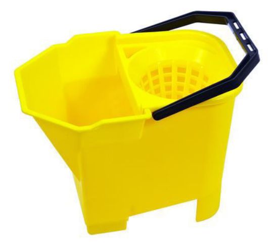 Bulldog Bucket C/W Handle Sieve Grid, Yellow