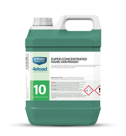 Reload No10 – Hand Dishwash Detergent Super Concentrate, 2Ltr
