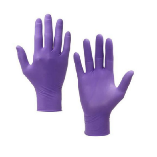 Picture of Bodytech Heavy Duty PF Nitrile Examination Gloves, Indigo, 1000/Case