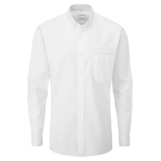 Disley Bray Oxford L/S Shirt, White
