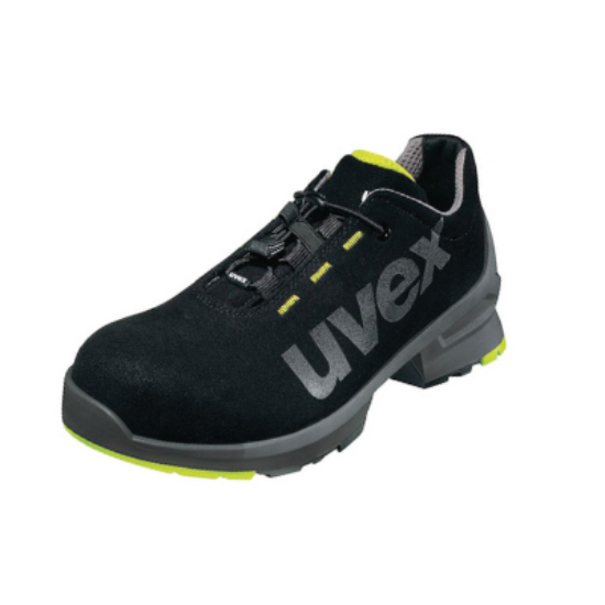 8544.8, Composite Safety Trainers, Unisex, Black, Wide Fitting, Velour Upper, Composite Toe Cap, S2, ESD,