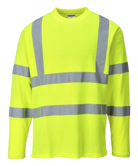 Portwest, Portwest S278 - Hi-Vis Long Sleeved T-Shirt