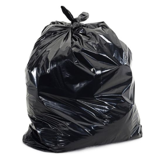 Picture of Wheelie Bin Liner Heavy Duty, Black, 100/Case