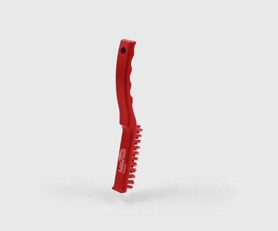 Picture of Hillbrush Professional 225mm Stiff Detail Brush, Red