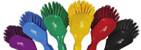 Picture of General Purpose Short Handle Brush, Yellow