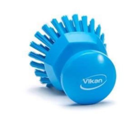 Vikan 38853, Vikan Round Hand Scrub, Ø110 mm, Hard, Blue