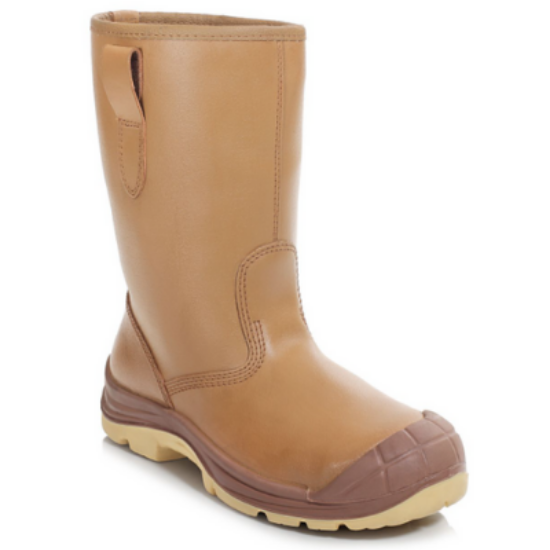 Unlined Rigger Boot W/Cap, Performance Brands, Performance Brands PB43C, PB43C-TAN, PB43C Tan rigger