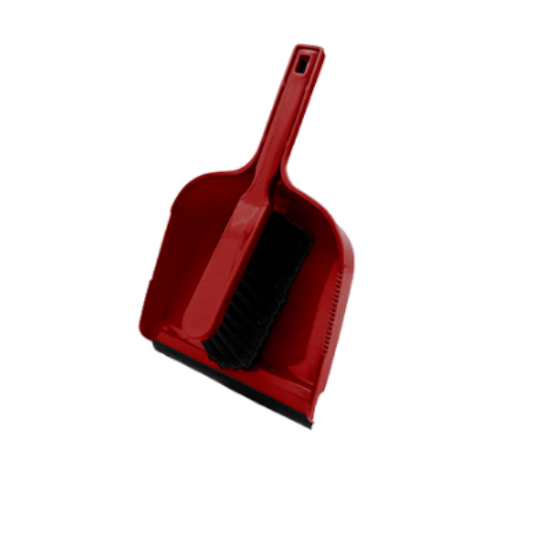 Picture of Dustpan & Brush, Red