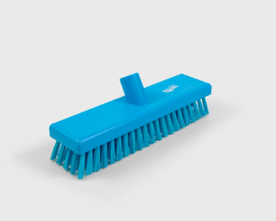 Picture of Hillbrush Deck Scrub Brush, Very Stiff, Blue