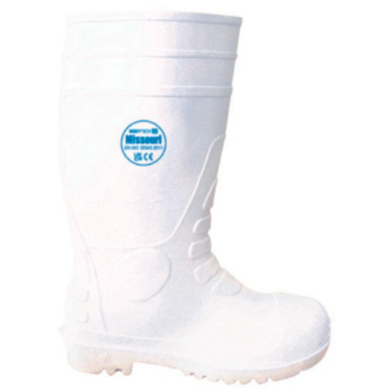 Picture of Bodytech Missouri S5 SRC PVC Safety Wellington, White