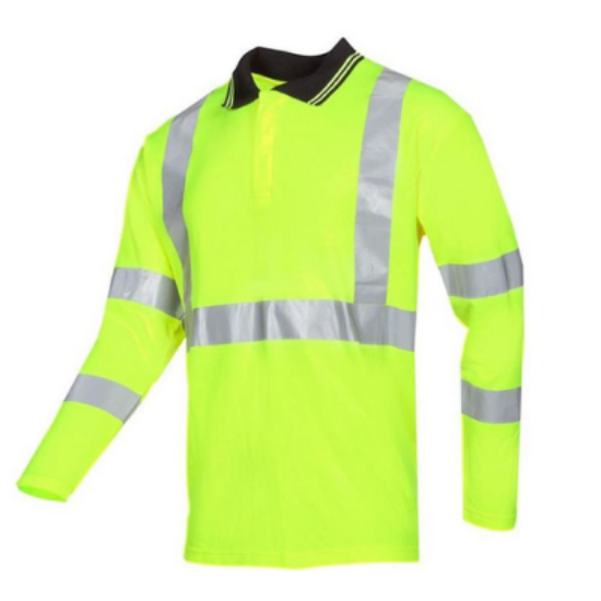 SIOEN 527A ELGIN HIGH VIS YELLOW ARC POLO SHIRT