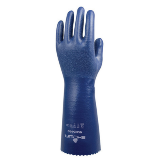 Picture of Showa NSK24 Best 35cm Nitrile Glove, Blue