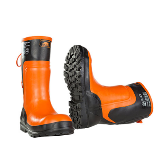 Forestproof Chainsaw Boots, Orange/Black