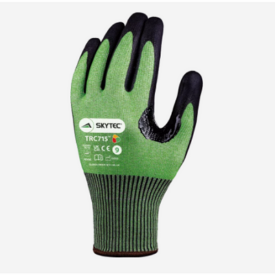 Picture of Skytec Cut E Glove TRC715, Green/ Black