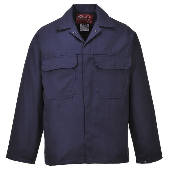 Picture of Bizweld Flame Retardant Jacket, Navy, Size S