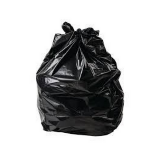 Medium Black Wheelie Bin Liners, (100 Case)