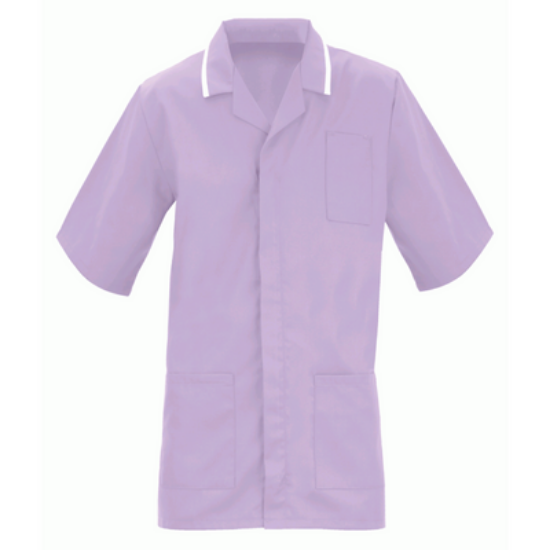 Picture of Orbit Men's Classic Tunic, Lilac w/White Trim