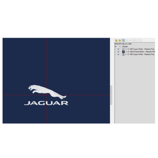 Picture of Jaguar J36 Logo on Upper Right Arm