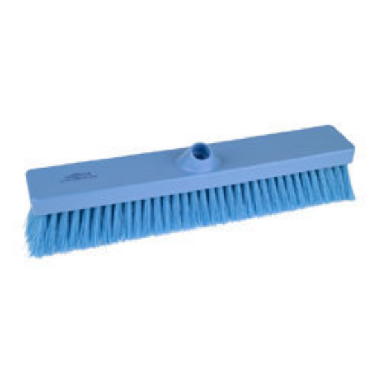 Picture of Flat Sweeping Broom, Medium, Polyester, 18", Blue