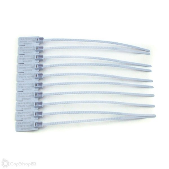Picture of TALISMAN BT215 (BT22) SECURITY SEAL, WITH UNIQUE IDENTIITY NUMBER, WHITE, 100/CASE