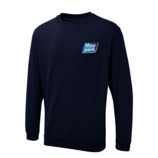 Picture of Navy Sweatshirt C/W Moy Park Logo