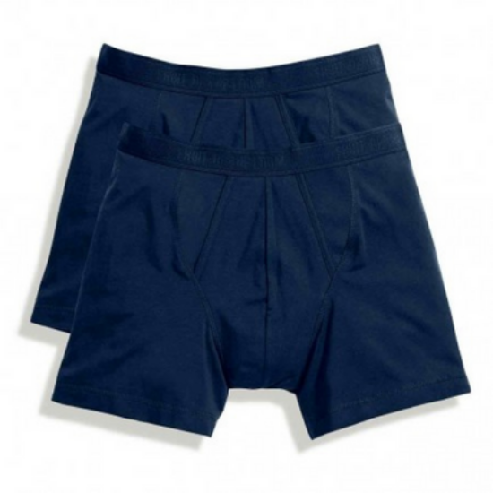 Picture of Fruit of the Loom Boxer Shorts, Navy, 2 Pack