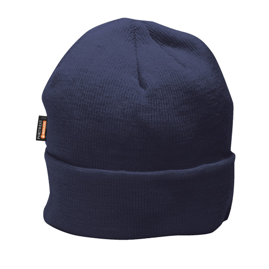 Portwest Knit Hat Insulatex Lined, Navy