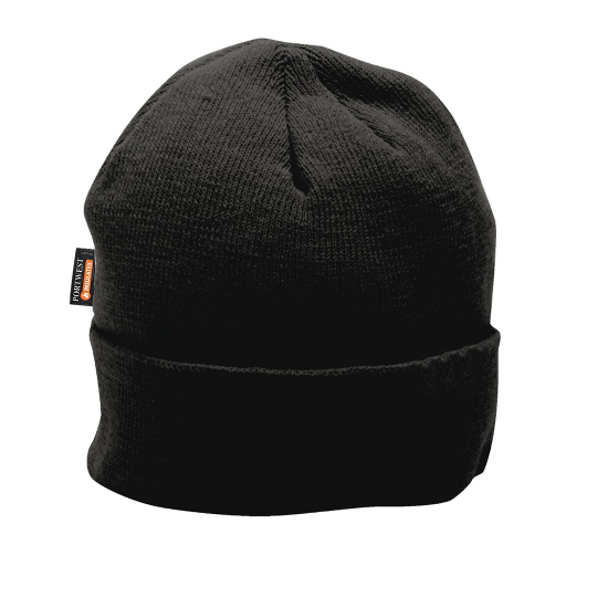 Portwest Knit Hat Insulatex Lined, Black