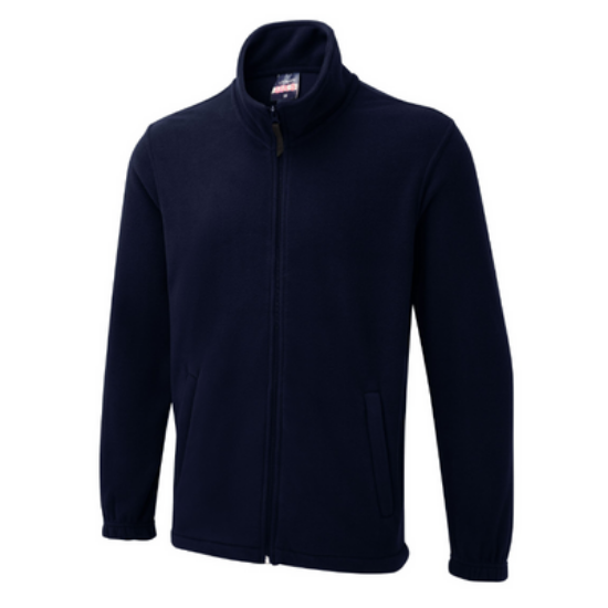 Uneek Full Zip Navy Fleece