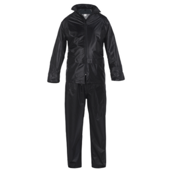 Picture of Nylon/Pvc  2 Piece Rainsuit, Navy