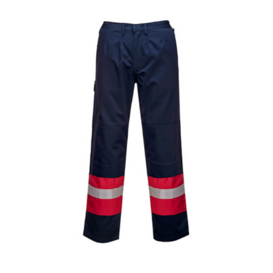 Bizflame Plus Trouser, Navy/Red