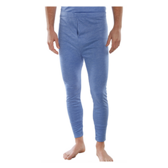 Picture of Thermal Long John Trousers, Blue, Size 3XL