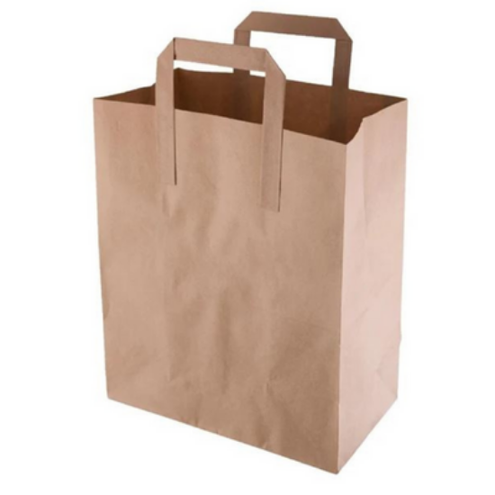 Pure Kraft Brown Paper Carrier Bag