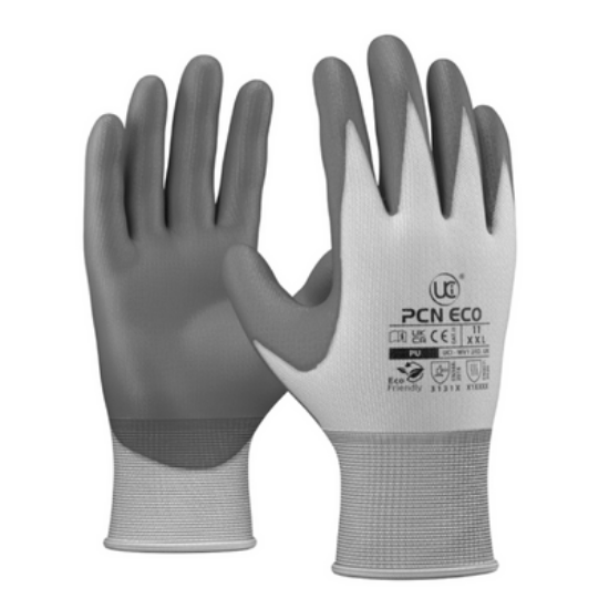 PCN-Eco Recycled Plastic Bottle Gloves, Polyester PU Coating