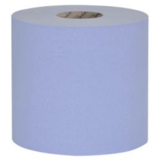 Picture of 1 Ply Blue Roll Towel, 250M, 250 x 6