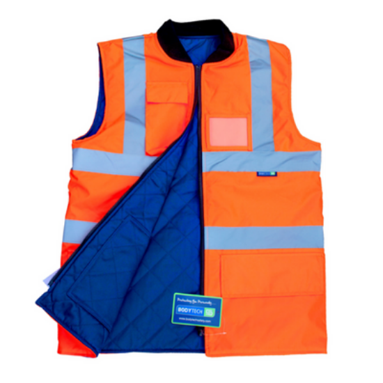 Bodytech Hi Vis Reversible Bodywarmer