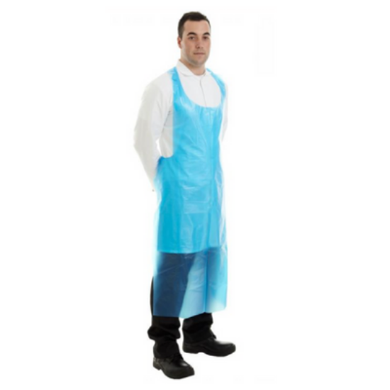 Picture of Bodytech Disposable Aprons on a Roll, 69 x 117cm, 500/Case, Blue