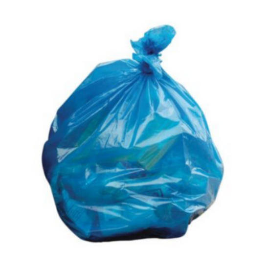 Picture of Heavy Duty Refuse Sacks on a Roll, 26 x 44", 35Mu, 200/Case, Blue