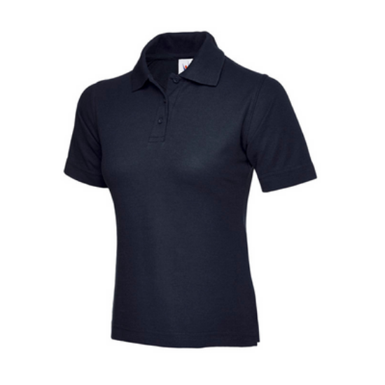 Uneek Ladies Polo Shirt, Navy