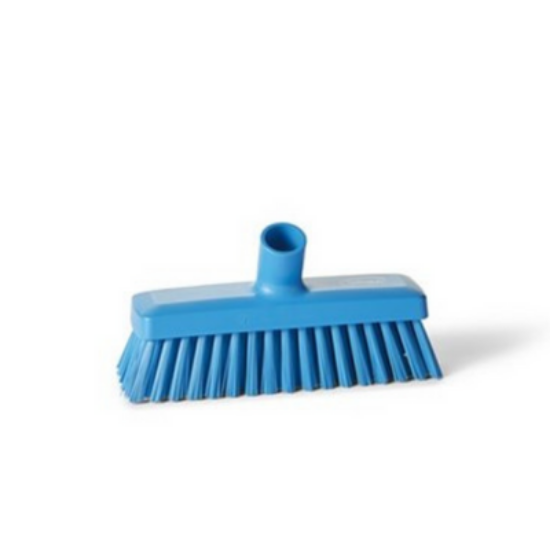 Compact Wall/Deck Scrub, 225MM, Hard, Blue, Each