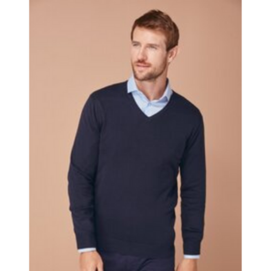 Henbury V-Neck Jumper,