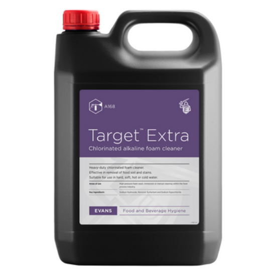 Picture of EVANS TARGET EXTRA CHLORINATED FOAMING ALKALINE CLEANER, 1000 L, EACH