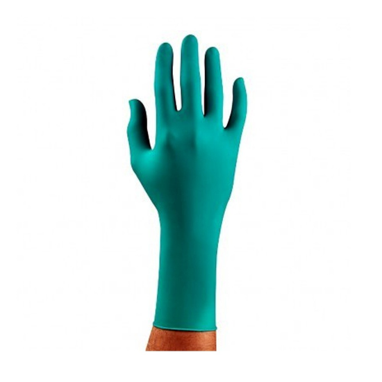 Picture of Ansell Long Cuff Touch N Tuff, Green, Nitrile, 1000/case, Size Medium