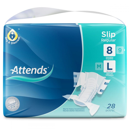 Picture of Attends Slip Reg 8 Large 28/pack