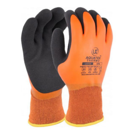 Picture of UCI Thermal Dual Latex Coated Glove, Orange/Black