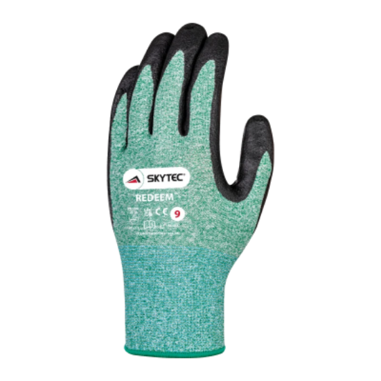 Picture of SkyTec Redeem Recycled Multipurpose Glove, Green/Black, Size 10/XL