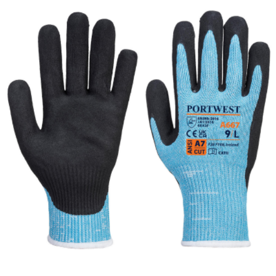 Picture of Claymore AHR Cut Glove, Blue/Black, Pair, Size XL/10