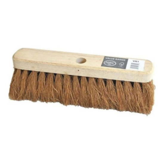 Hillbrush, 290mm Sweeping Broom Natural Coco Fill Soft