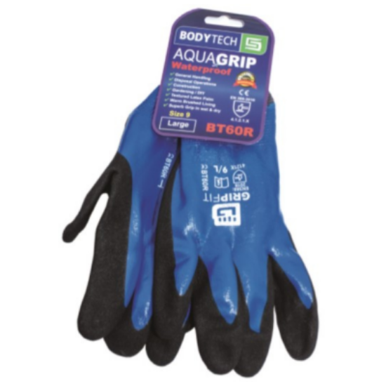 Bodytech Aquagrip Waterproof Nitrile Glove