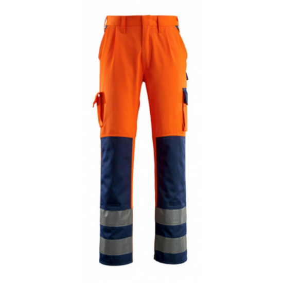 Picture of MASCOT OLINDA TROUSERS, Orange/Navy, Size 34R